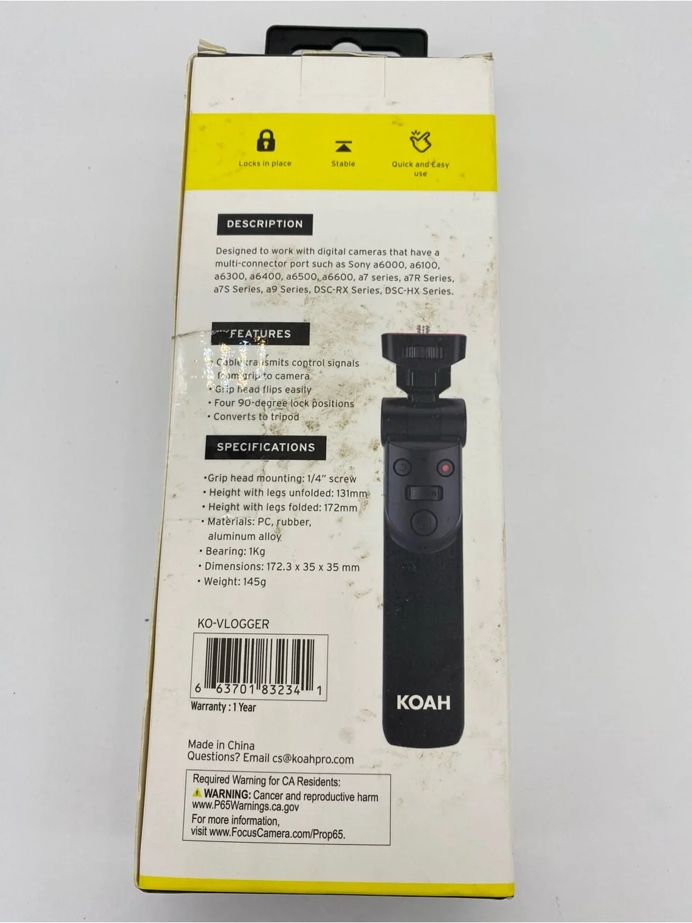 KOAH Vlogging Camera Grip